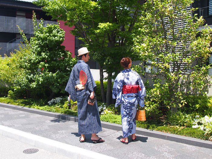 浴衣が夏を盛り上げる