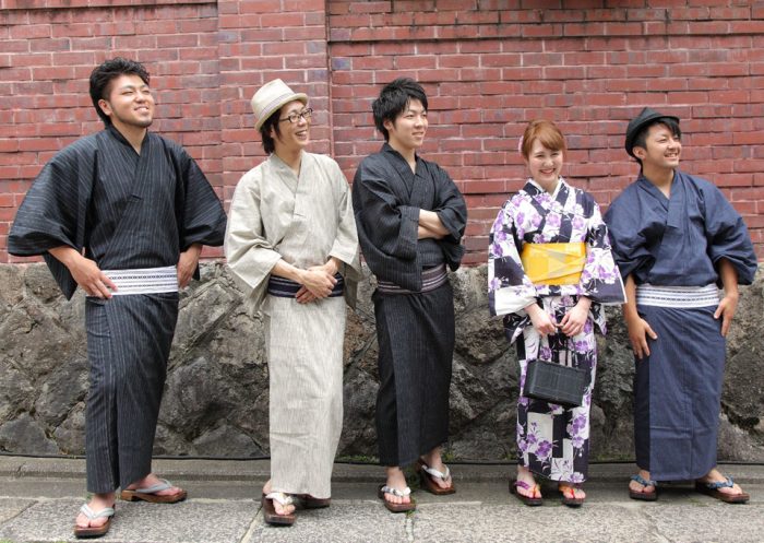 メンズ浴衣で祭り花火大会