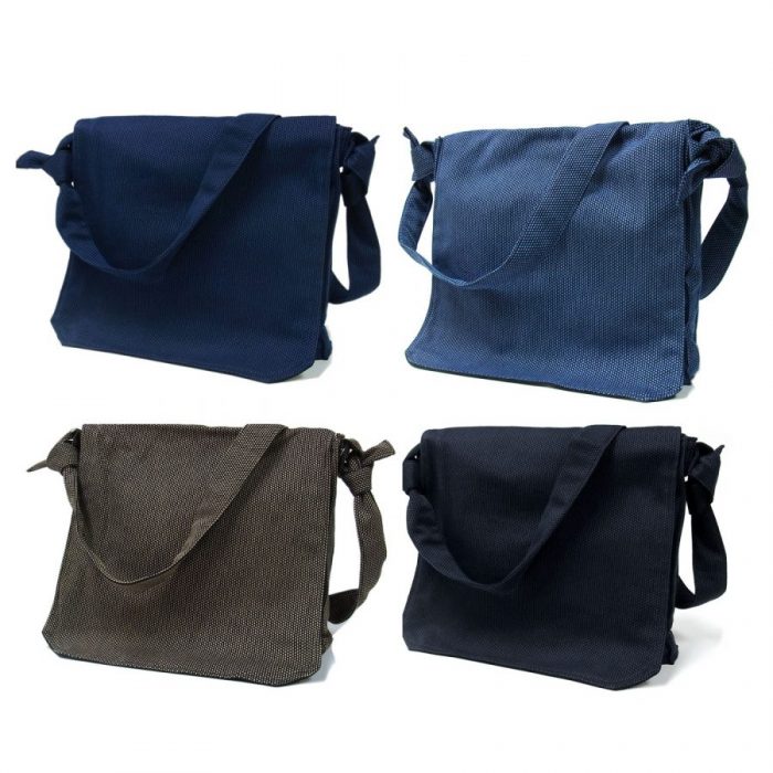 頭陀袋 鞄 刺子織 和風ショルダーバッグ日本製 (4886)