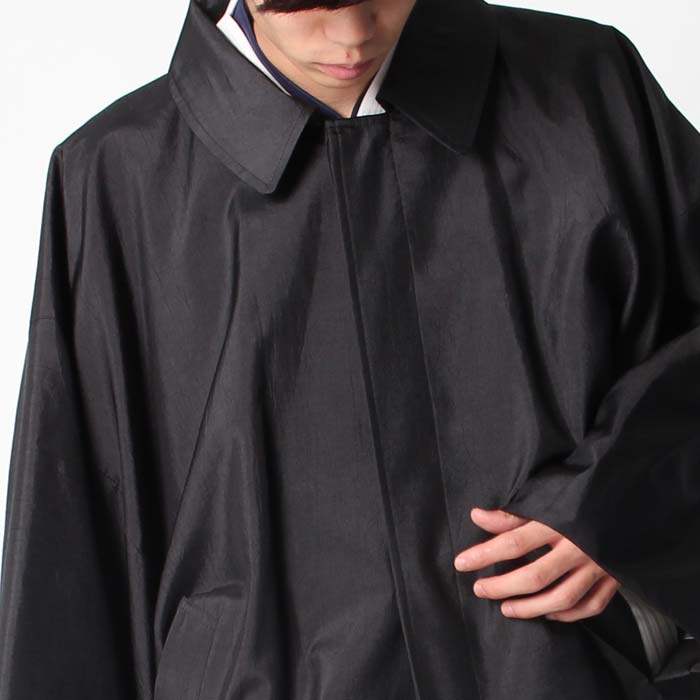男着物の雨コート、薄手のコート