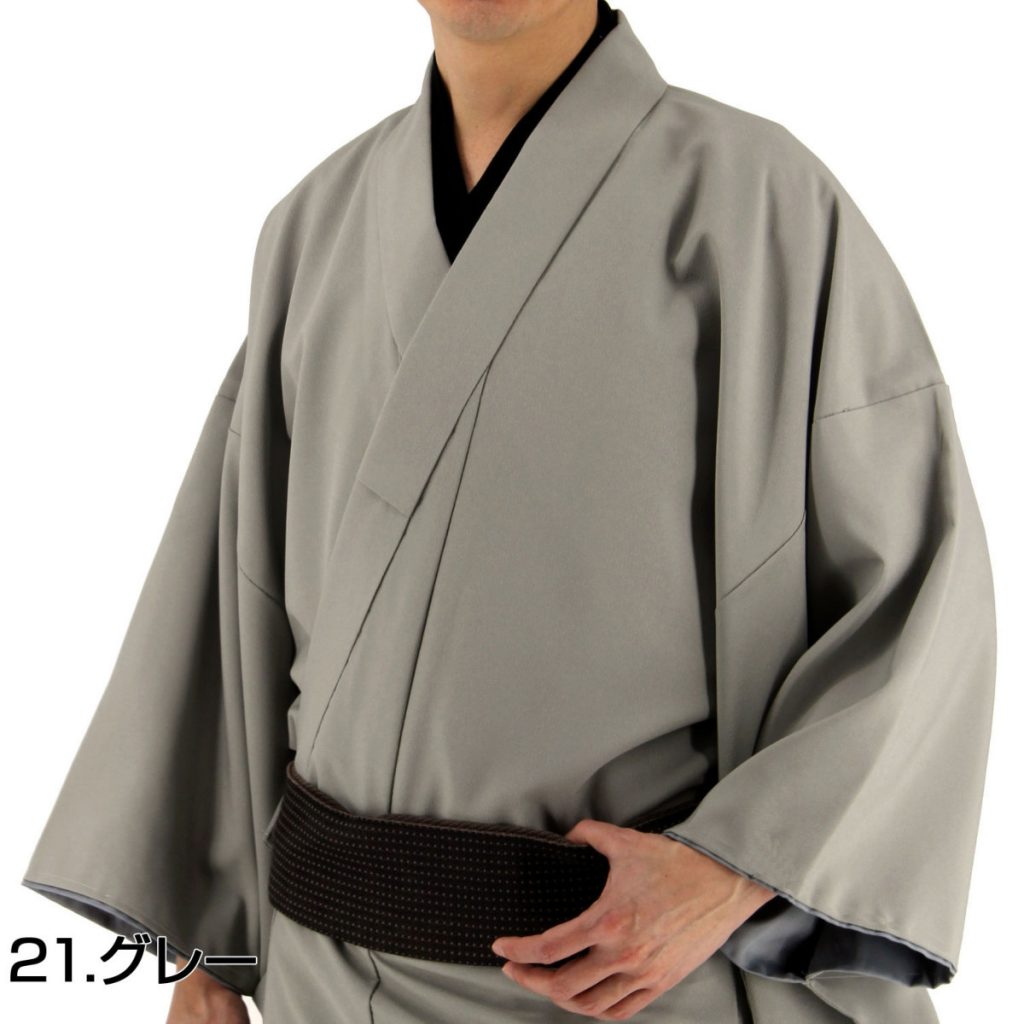 男着物ちりめん洗える着物