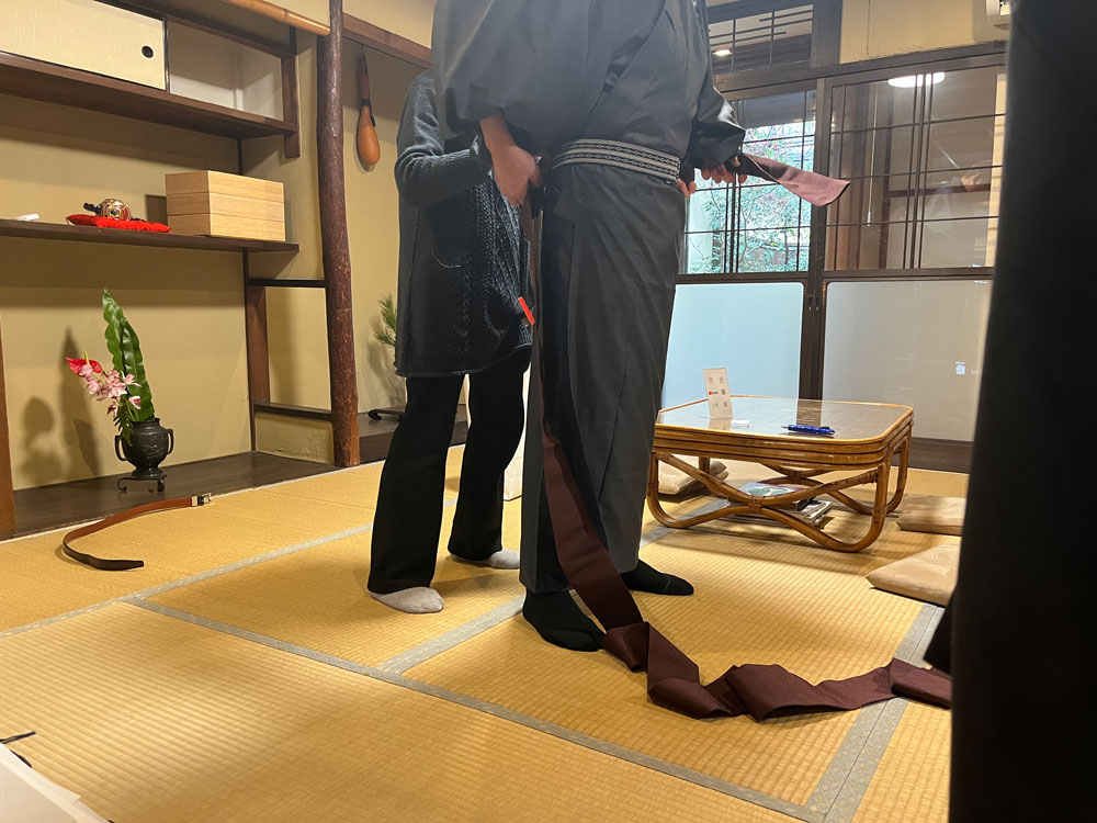 男着物の着付け教室