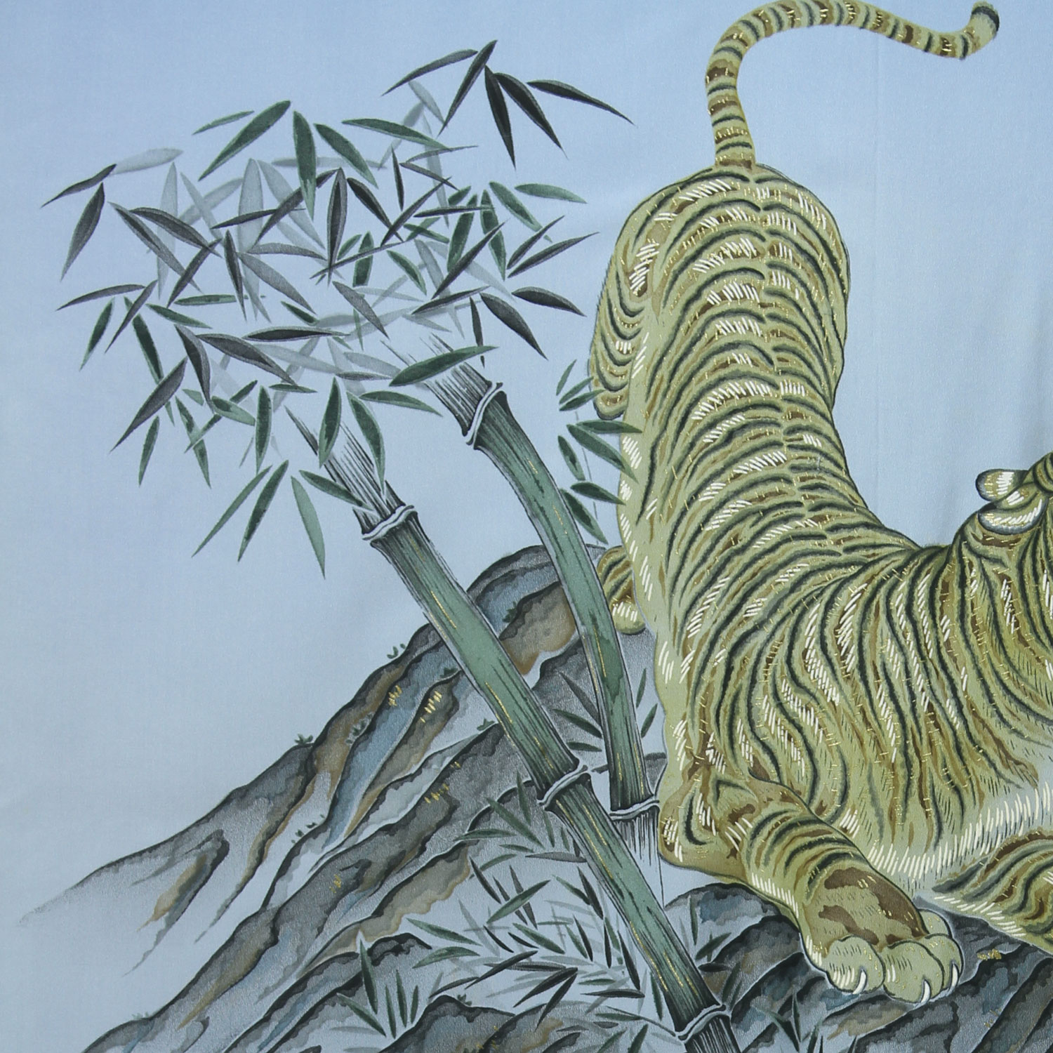 仕立てオーダー長襦袢 正絹 仮絵羽 虎 訳あり 新古品 | 男着物の加藤